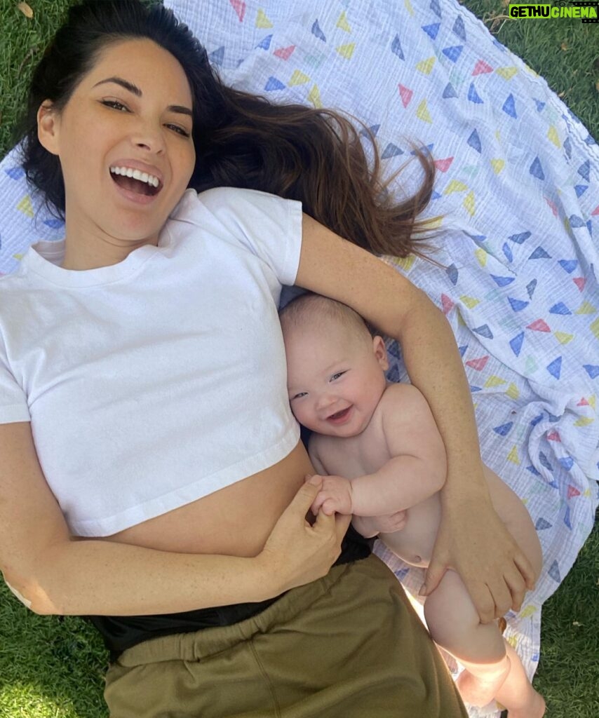 Olivia Munn Instagram - 6 months ago today Malcolm made me his mama. 🥺🤍 It’s so much fun getting to know him. He loves meeting people, he loves his best friend Penny and thinks she’s hysterical, he’s tried peanut butter (thank you @mmcnearney @jimmykimmel ), he sleeps through the night 12 hours straight (thank you @mindykaling for sharing your invaluable, trusted and vetted resources), he wakes up from every nap with a huge smile and giggle, he LOVES when we read him books, he lets out a squeal and kicks his legs whenever his daddy comes home, I can’t stress enough how much he loves bathtime and he loves being outside and looking at the trees and the sky. I love you so much Malcolm Hiệp. Happy 6 months being earthside with us. You lit up our whole world.