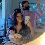 Olivia Munn Instagram - When your friend shows up and surprises you with a blowout even though you’re in your robe and not going anywhere. Thank you @bykileyfitz for making today feel a little less post partum. ILYSM! 💜💜