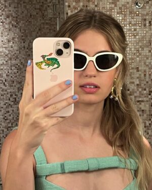 Olivia Scott Welch Instagram - 🪩🪩🪩Patou Week🪩🪩🪩

@patou @guillaumemarcdamienhenry @deborahgjinaj 
@adeliemakeup