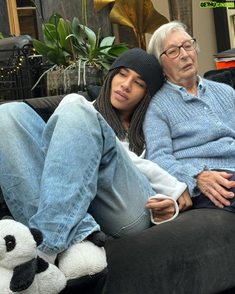 Olivier Rousteing Instagram - Family FIRST ♥️ My grandma is in the hospital but reading my new interview in @gqfrance , love you mamie and merci for all the incredible values and education I Got from you. Je t’aime mamie 👵🏼