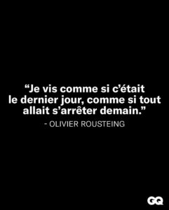 Olivier Rousteing Instagram - GQ FRANCE 🖤 Disponible en kiosque dès demain. APRIL 10 available. « I leave my life as if tomorrow will be the last day , where everything stops «