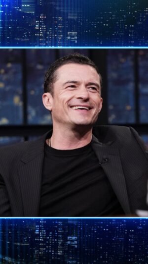 Orlando Bloom Instagram - Life is all about facing your fears and being true to your passions. @orlandobloom @sethmeyers @peacock