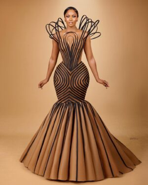 Osas Ighodaro Instagram - ✨ ART at #AMVCA10 ✨

Dress | @veekeejames_official 
Makeup | @lokengoo 
Hair | @touchofibee
Photography | @officialphotofreak 

#AMVCA10 #OsasIghodaro #blessed ✨