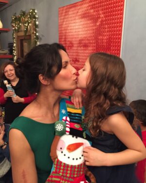 Padma Lakshmi Instagram - We are Christmas fundamentalists – nothing to do with Jesus for us, just candy canes, twinkly lights, hot chocolate, gingerbread houses, mistletoe, and cookies.