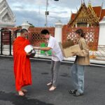 Pakorn Lam Instagram - ใส่บาตรพระ 45 รูป เนื่องในวันคล้ายวันเกิดตัวเอง