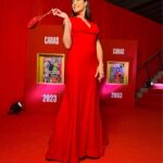 Pamela David Instagram - Pamela para @revistacaras #caras30años Vestido @nuriabueno_ok Joyas @floboskis.stad Sandalias @saveriodiricci Clutch @soyodraz Make up & Pelo @nacha_gama Styling @caromarafioti