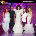 Paolo Ballesteros Instagram - #DragRacePH Host - @pochoy_29 Paolo Ballesteros wearing a custom order of #EHRRANMONTOYA Off white fully beaded drop-waist-serpentine gown, accentuated with a big bow on the neckline, embellished with custom beadwork embroidery for Episode 9 runway. Styled by @edriannetui #YANNIEfied Gown | @ehrranmontoya Photo | @wowpresentsplus Atelier Layout | @nigeldelmundo #DragRacePhilippines #PaoloBallesteros #DragQueen #DragHost #RupaulsDragRace #WhiteGown #Bow #Eleganza #Extravaganza
