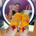 Paolo Ballesteros Instagram - Yey! Thanks @mcdo_ph sa pa-crocs 🫶🏻💛 *shoutout sa pilik, jan ka lang 😝 magpractice pa si Mama Pao laturz 😅