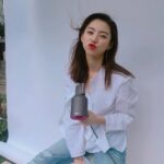 Park Soo-jin Instagram - 나의 어마어마한 머리숱을 감당할 드라이기가 나왔다 앗싸라비아♡ #다이슨드라이기#다이슨#날개없는드라이기#화보#이쁘고작은데#파워풀👍👍#내손안에#9월출시#시원한하루보내세요