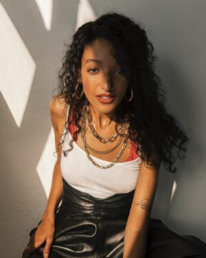 Patricia Allison Instagram - { the Sun Dipped in & left me feeling Celestial } 🦥

Thank you @josephsinclair I love shooting with u 😍 

@krishanparmar_ > Styling 

@zateeshahairstylist > Hair 

@busterknight > Makeup 

✨