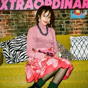 Patricia Allison Instagram - ✨EXTRAORDINARY ✨is out now on @disneyplus if you haven’t already been laughing ur socks off from the enjoyment. Brilliant writing, wikidly talented cast, made me feel super welcome in my short but premium time on set. Some stills to follow… 

#extraordinary #matchingthecurtains2theCarpet 
#noOneremindedmenottowearRed