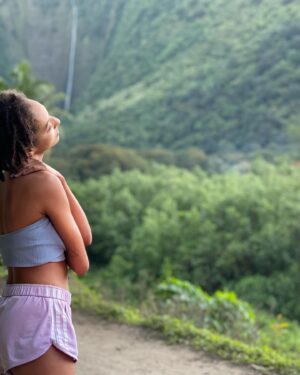 Patricia Allison Instagram - < {Breathing out waterfalls }> 

Wishing everyone love for this new  year. Hoping we can all breathe in a little more of what we need and take time to appreciate our beautiful surroundings. 🌿🌚
I’m so excited to see what this year holds.. ✨