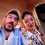 Patricia Allison Instagram - Date day/night! #livelaughloveliesbleeding #loveliesbleeding