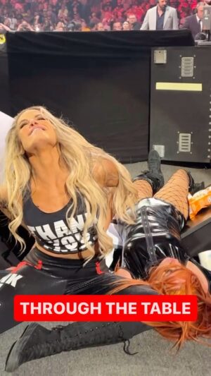 Patricia Stratigeas Instagram - @trishstratuscom shouldn’t even be involved in this match! 🙄😤 #WWERaw