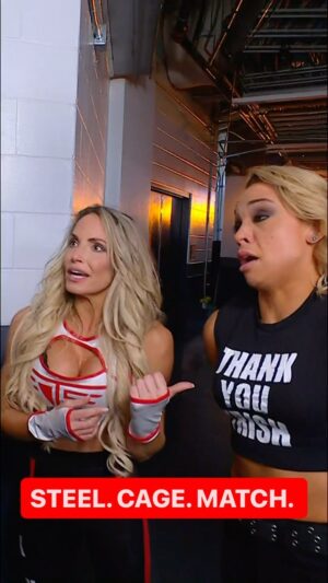 Patricia Stratigeas Instagram - Oh we like the sound of that… 😏⛓️ #WWERaw
