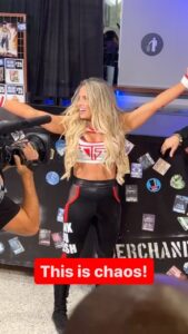 Patricia Stratigeas Instagram - @beckylynchwwe and @trishstratuscom WILL NOT STOP! 😳👀 #WWERaw