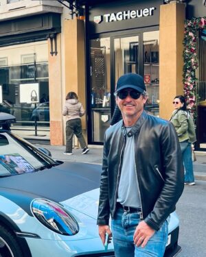 Patrick Dempsey Instagram - Spent some time at the @tagheuer store via Monte Napoleone.  I always enjoy visiting the beautiful historic city of Milan.