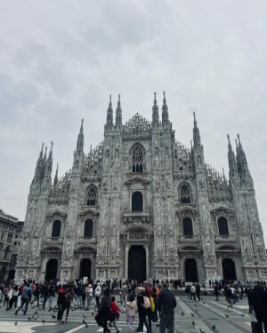 Patrick Dempsey Instagram - Spent some time at the @tagheuer store via Monte Napoleone.  I always enjoy visiting the beautiful historic city of Milan.