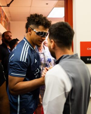 Patrick Mahomes Instagram - football 🤝 football
