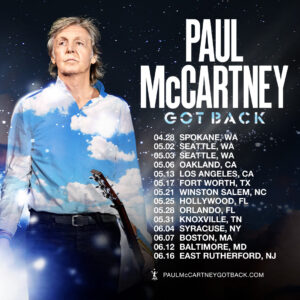 Paul McCartney Instagram - GOT BACK. NORTH AMERICAN TOUR 2022⁣
⁣
“I said at the end of the last tour that I’d see you next time. I said I was going to get back to you.⁣
Well, I got back!” - Paul⁣
⁣
@americanexpress Card Members pre-sale: Tuesday, February 22nd at 10am local time.⁣
⁣
PaulMcCartney.com pre-sale: Tuesday, February 22nd at 12pm local time⁣
⁣
Tickets for all #PaulMcCartneyGotBack tour dates will be on public sale beginning Friday, February 25 at 10am local time.⁣
⁣
More info at paulmccartneygotback.com or via the link in bio.