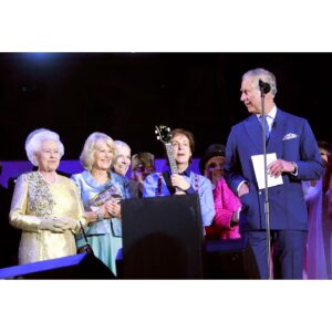 Paul McCartney Instagram - On the sad occasion of Her Majesty Queen Elizabeth II’s passing, my memories came flooding back and I would like to share these with you.
 
I feel privileged to have been alive during the whole of Queen Elizabeth II’s reign. When I was 10 years old I entered an essay competition in Liverpool and won my division for my essay about the British Monarchy so I have been a fan for a long time. In 1953 when the Queen was crowned everyone on our street in Speke, Liverpool finally got a television set and we settled down to watch the Coronation in glorious black and white.
 
Looking back I am honoured and amazed to see that I met Her Majesty eight or nine times and each time she impressed me with her great sense of humour combined with great dignity.
 
God bless you. You will be missed.
 Read Paul’s memories at PaulMcCartney.com (link in bio)