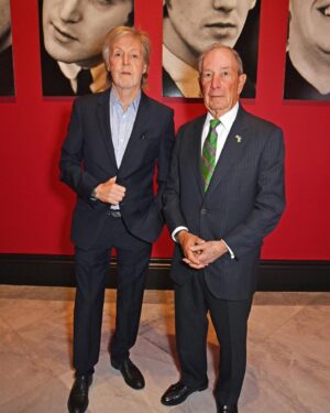 Paul McCartney Instagram - Last night, Paul hosted family and friends at the @nationalportraitgallery in London to celebrate the opening of his new exhibition 'Paul McCartney Photographs 1963-64: Eyes of the Storm' 📷

The exhibition opens to the public tomorrow and runs until 1 October, 2023. Find out more and get tickets via the link in bio. #EyesOfTheStorm