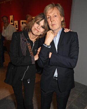 Paul McCartney Instagram - Last night, Paul hosted family and friends at the @nationalportraitgallery in London to celebrate the opening of his new exhibition 'Paul McCartney Photographs 1963-64: Eyes of the Storm' 📷

The exhibition opens to the public tomorrow and runs until 1 October, 2023. Find out more and get tickets via the link in bio. #EyesOfTheStorm