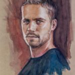Paul Walker Instagram - Check out this wonderful portrait from German artist @marclehmannart! 🎨 #PaulWalkerArt #FanArtFriday #TeamPW