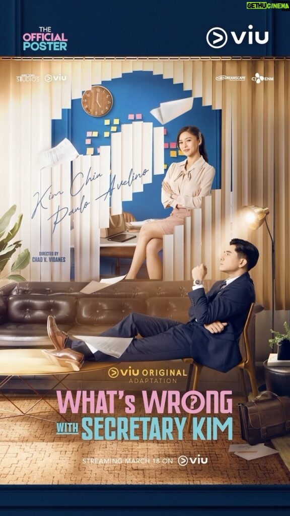 Paulo Avelino Instagram - Alright, I think we’re ready...Tadaaaaa!!! 😍💞 Presenting the #WWWSKOfficialPoster and the fun behind the scenes in creating this very special artwork! #ViuOriginalAdaptation #WhatsWrongWithSecretaryKim streaming this March 18. Watch it exclusively on Viu! #KimPau #KimPauOnViu