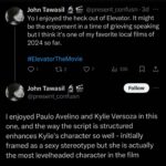 Paulo Avelino Instagram - Filed under layouts that didn’t work in the promo shoot but our movie does 🥰🫶🏼 #elevator
