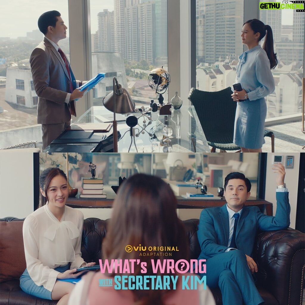 Paulo Avelino Instagram - We know you can’t get enough of the #WWWSKPasilip so we are sharing these still cuts from the #ViuOriginalAdaptation #WhatsWrongWithSecretaryKimPH. Starring #KimChiu and #PauloAvelino, streaming this March exclusively on Viu! #WWWSKPH #KimPau #KimPauOnViu #ABSCBNStudiosxViuxDreamscape