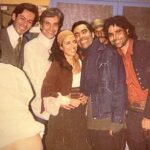 Paz Bascuñan Instagram - Mira la foto que me llegó! @patomoteao recorté tu cara pálida 🤣. #tbt #lospincheira ❤️ #tvn