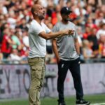 Pep Guardiola Instagram - Pep Guardiola on the Wembley touchline through the years ⏩