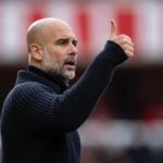Pep Guardiola Instagram - #premierleague (34) @officialnffc 0-2 @mancity #nfomci #mancity