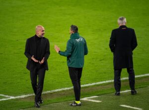 Pep Guardiola Instagram - #championsleague quarter-finals 2nd leg @mancity 1-1 @realmadrid (4-4 on aggregate, 3-4 pen.) #ucl #mancity