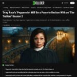 Peppermint Instagram - She's pressed! Check out the articles about @traitorsUS_ in @Collider and @parade Confession... When I was asked to be on one of my favorite reality TV shows, the traitors, I was so stoked because murder mysteries are an absolute fantasy for me. Also given how many attacks there are on the lgbtq community it's important for me to let people see a transgender person in action before they make the decision on whether it should be legal or not for us to go to the bathroom, or be on a sports team, or get healthcare. I understand this is a big platform so I want to make the community proud #traitors🗡 Thanks to @MichaelBlocktalk and @huffmatt for writing!