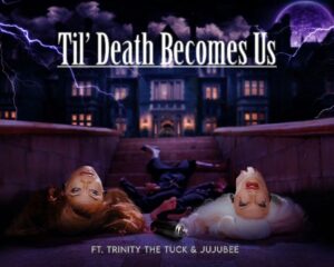 Peppermint Instagram - Death becomes her is one of my all-time favorite movies And I can't believe What these two bitches just did! I couldn't be more proud of my girls Trinity and jujubee, their new song is out available for streaming and the video to boot! Please give them a like and a share, Repost 👉 @trinitythetuck TIL DEATH BECOMES US MUSIC VIDEO is officially OUT NOW! Go watch on my YouTube! Link in bio! PRODUCED BY @anastasiabeverlyhills . Starring @jujubeeonline @xosonique @peppermint247 @mrbradford7 @mattpalmerofficial @misssherryvine @thatbitchjewels thanks to my entire team @peg_records @ada_music @realdrewlouis @musicbyjayelle @coenhutton @thedragphotographer @robbiejoseph @ryanaceto @anastasiabeverlyhills @glitterbombwigs @jeffreykellydesigns