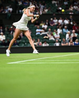 Petra Kvitová Instagram - A win at @wimbledon is always worth waiting for 💜💚

📸 @gettyimages