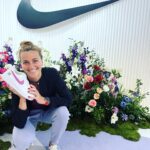 Petra Kvitová Instagram - Ahh big thank you to @nike for these beautiful custom shoes to mark my 30th title at the Miami Open. Always so grateful to be part of the Nike family ❤️ @miamiopen @nike