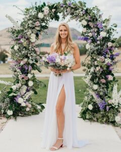 Petra Kvitová Instagram - It was a dream to wear this @beatarajska creation on my wedding day. Thank you for bringing my vision to life Beata! ❤️ 📍@resort_oblik