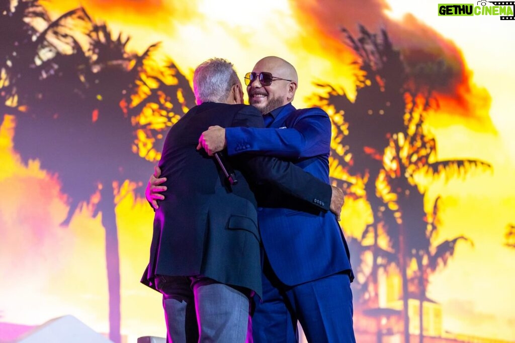 Pitbull Instagram - Thank you @emergeamericas for having me last month. Congrats on 10 years! 🫡