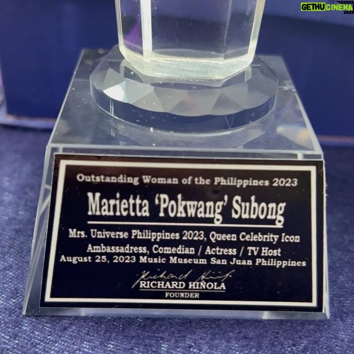 Pokwang Instagram - Thank you so much 7th Outstanding Men & Women of the Philippines 2023 and sa Mrs. Model Mom Advocasy salamat po ng marami headed by. Mr. Richard Hiñola 🙏🏼❤️ salamat po…. @hinolaii @richard_hinola and to @daddie_wowie salamat love you…