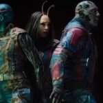 Pom Klementieff Instagram - 😭💙💙💙 #Repost @jamesgunn ・・・ “This whole emotional journey we’ve all been on.” On or off screen I love my Guardians family. #GotGVol3 #nebula #mantis #drax