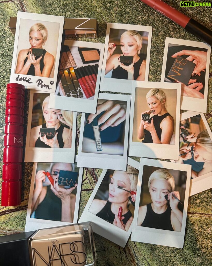 Pom Klementieff Instagram - Took my evil twin to the Golden Globes @narsissist #narscosmetics 🖤