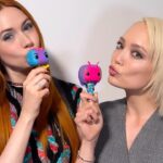 Pom Klementieff Instagram - 💚💙💜 #nebulaandmantis #GotGVol3 💜💙💚