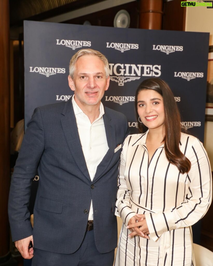 Pooja Gor Instagram - Time flies, but style is eternal. ⏳ Immersed myself in the world of @longines at a captivating event, learning about their legacy and admiring exquisite timepieces straight from the Swiss museum. Thanks for the fascinating journey, Daniel Hug! #EleganceIsAnAttitude #Longines #Timepiece #WatchLovers #SwissMade #LuxuryWatches #VintageStyle #Timeless