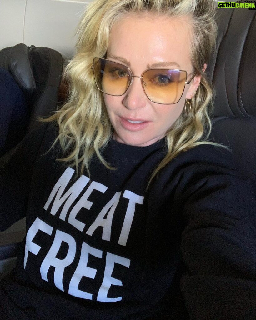 Portia de Rossi Instagram - This is one way to avoid being asked the question, “chicken or beef?” on a plane. #herbivorousbutcher