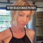 Portia de Rossi Instagram – I was so sick of frying my hair with hot tools and I started looking into perms! After extensive research I found @curlcult Janine Jarman who worked with chemists from around the globe to develop her patent pending formula. The Beach Wave Perm is healthier for your hair, vegan, and best of all effortless! No more hot tools!! PS…I’m not paid to do this! I just really want to show all the folks who thought I was crazy for wanting a perm! You know who you are…😘😘😘