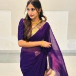 Pranavi Manukonda Instagram - క్రోధినామ సంవత్సర ఉగాది శుభాకాంక్షలు✨❤️ #ugadi #traditional #festival #saree