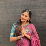 Pranavi Manukonda Instagram - మహాశివరాత్రి శుభాకాంక్షలు ✨❤️🙏🏻🦚 My designer: @shilpacouture ❤️ @isha.foundation @adiyogi.official #mahashivratri #awakewithadiyogi #shiva #spiritual #ishafoundation #adiyogi #sadhguru